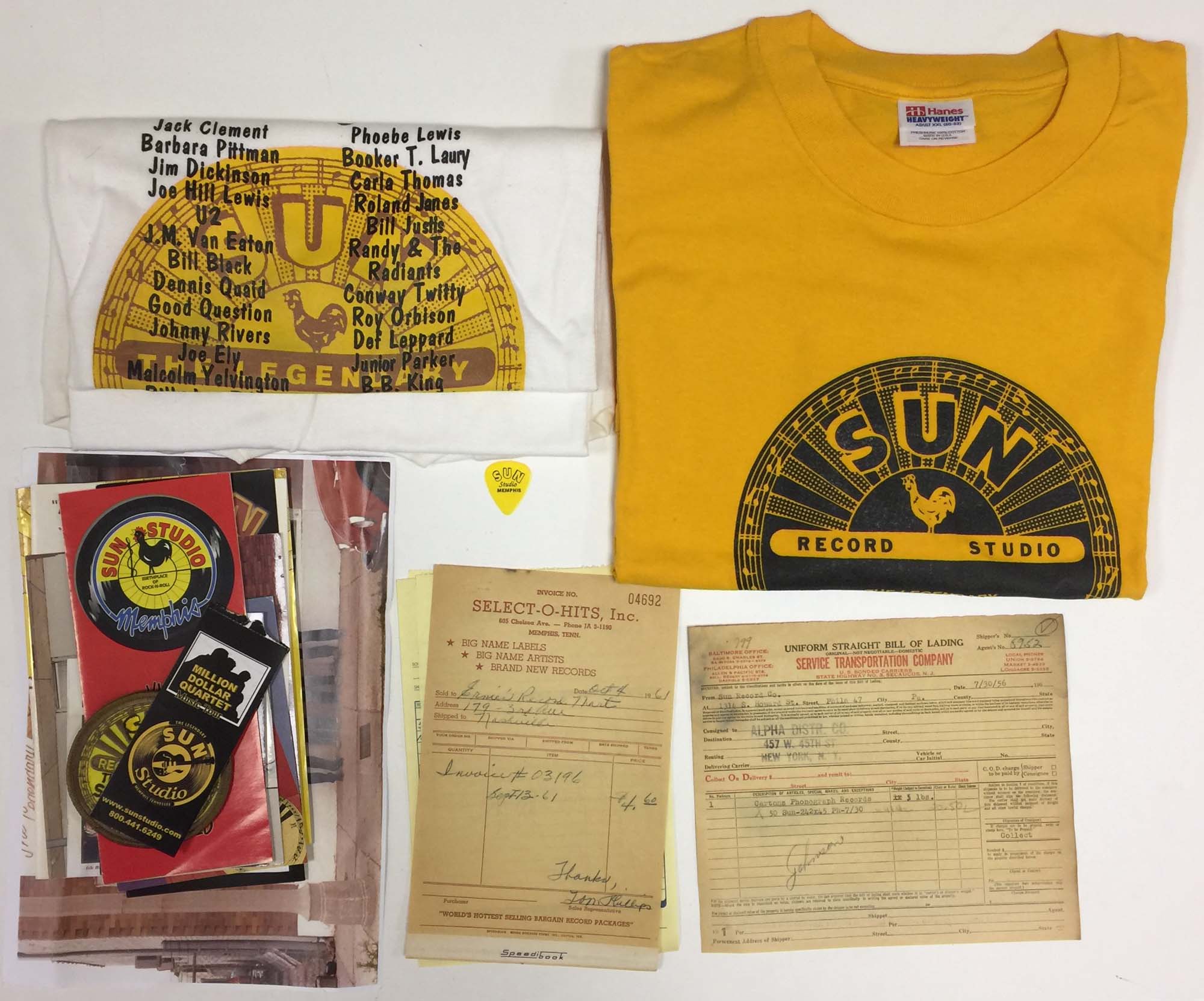 ROCK & ROLL MUSEUM DENMARK - SUN RECORDS EPHEMERA.