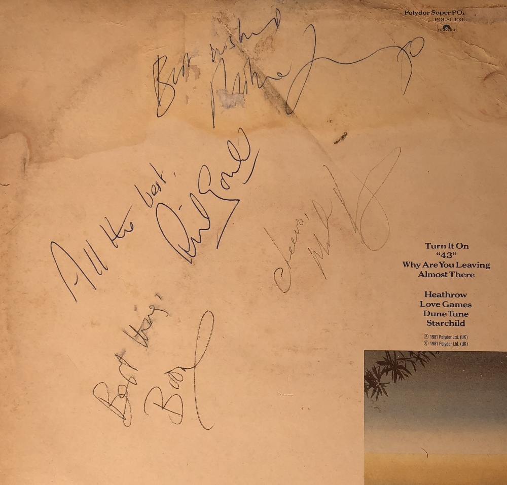 LEVEL 42 SIGNED. Six records signed by members of Level 42. - Image 6 of 7