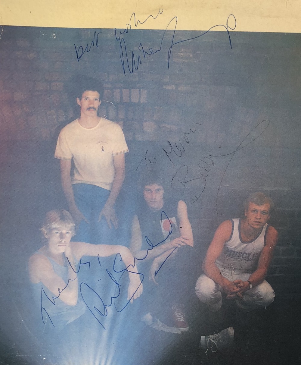 LEVEL 42 SIGNED. Six records signed by members of Level 42. - Image 4 of 7