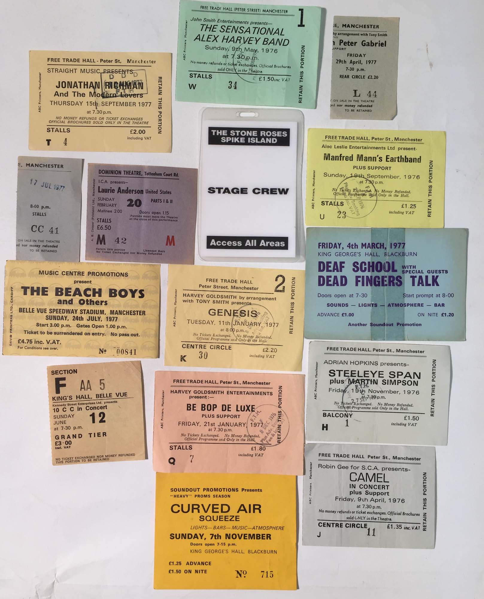 ASSORTED MUSIC MEMORABILIA - TICKETS/PROGRAMMES AND MORE. - Image 2 of 10