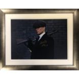 CILLIAN MURPHY SIGNED AND FRAMED PICTURE.