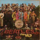 SGT PEPPER'S LONELY HEARTS CLUB BAND LP - ORIGINAL UK MONO WIDE SPINE (PMC 7027).