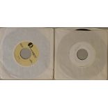 JOHN LENNON/YOKO ONO - 7" TEST PRESSINGS. Excellent bundle of 2 x US 7" white label test pressings.