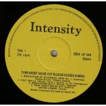 INTENSITY - TURN-ABOUT-INSIDE-OUT PLASTIC COATED HUMAN LP (EDEN LP 68).
