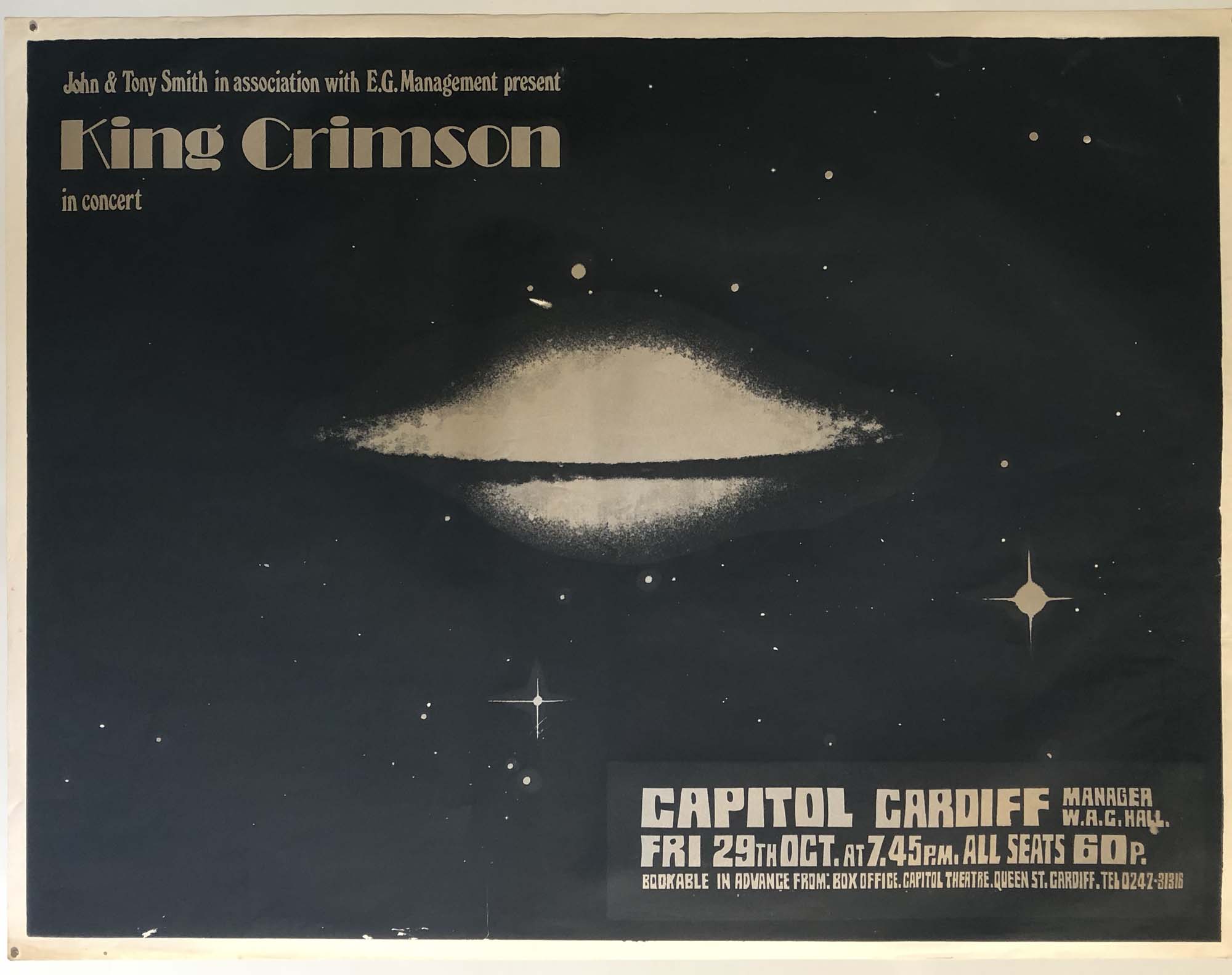 KING CRIMSON 1971 POSTER.