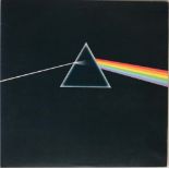 PINK FLOYD - THE DARK SIDE OF THE MOON - 1ST UK 'SOLID BLUE' PRESSING LP (SHVL 804).