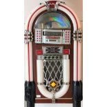 ROCK AND ROLL CD JUKEBOX. A '50's Rock and Roll' CD jukebox with base.
