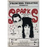 SPARKS SIGNED ALBUM/POSTER AND HANDBILL.