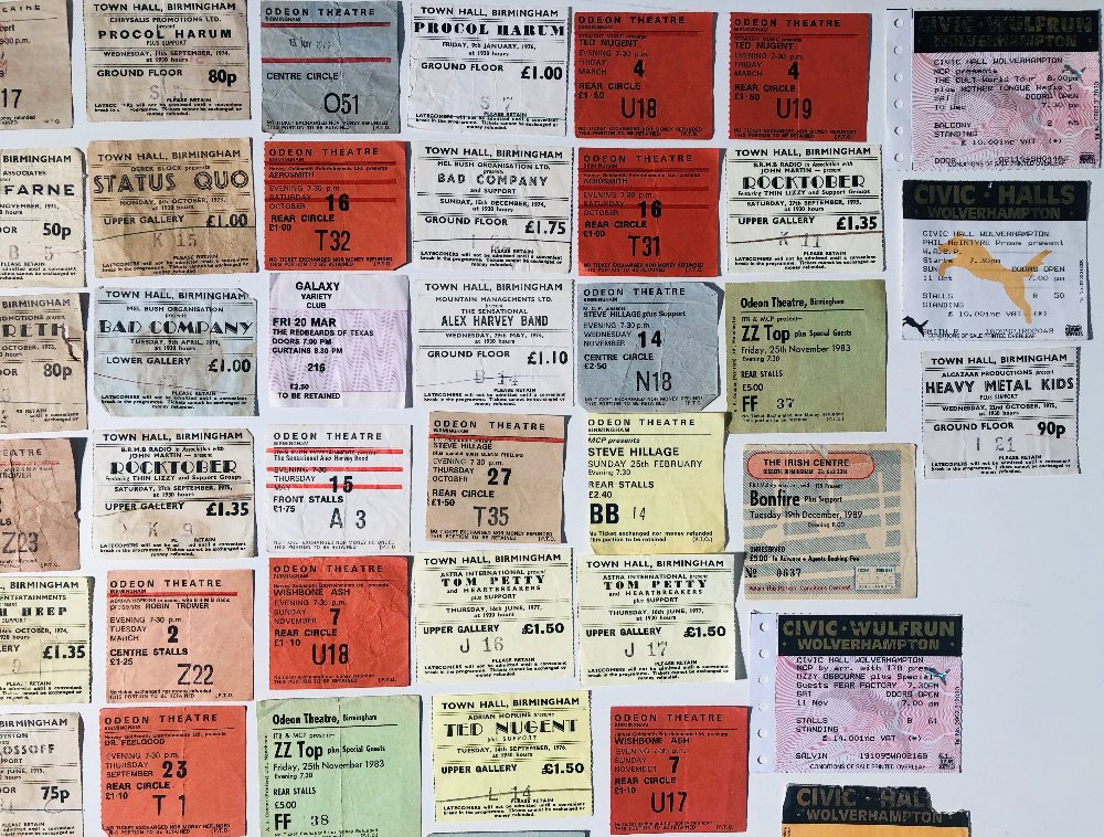 1970S - 1989S TICKET ARCHIVE. - Image 6 of 7