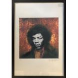 GERED MANKOWITZ JIMI HENDRIX LIMITED PRINT.