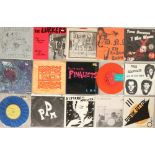 PUNK - COLOURED 7" RELEASES. Killer collection of 36 x limited edition coloured 7" releases.