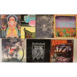 HAWKWIND - LPs. Ace run of 7 x original title LPs.