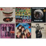 THE ROLLING STONES - OVERSEAS PRESSINGS WITH COLOURED VINYL - LPs.