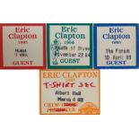 ERIC CLAPTON STAGE PASSES.