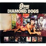 DAVID BOWIE 1974 DIAMOND DOGS PROMO POSTER.