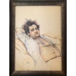 RONNIE WOOD SIGNED PRINTS JOHN BELUSHI ONE OFF EDITION.