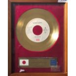 DURAN DURAN JAPANESE GOLD DISC.