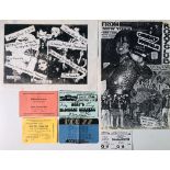 PUNK FLYERS AND TICKETS INC PATTI SMITH.