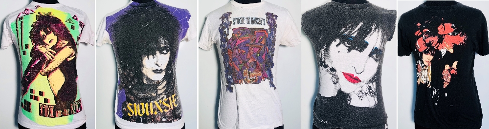 SIOUXSIE AND THE BANSHEES T-SHIRTS.