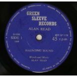 ALAN READ - HAUNTING SOUND 7" (GREEN SLEEVE RECORDS BEV SP 1150).