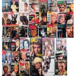 DAVID BOWIE MAGAZINES/COVERS. Approx 40 various magazines typically depicting Bowie on the cover.