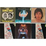 PAUL MCCARTNEY & RELATED - LPs/12". Smart selection of 6 x LPs with 8 x 12".