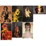 ZIGGY 1973 POSTERS. Seven original posters circa 1970s depicting Bowie/Ziggy.