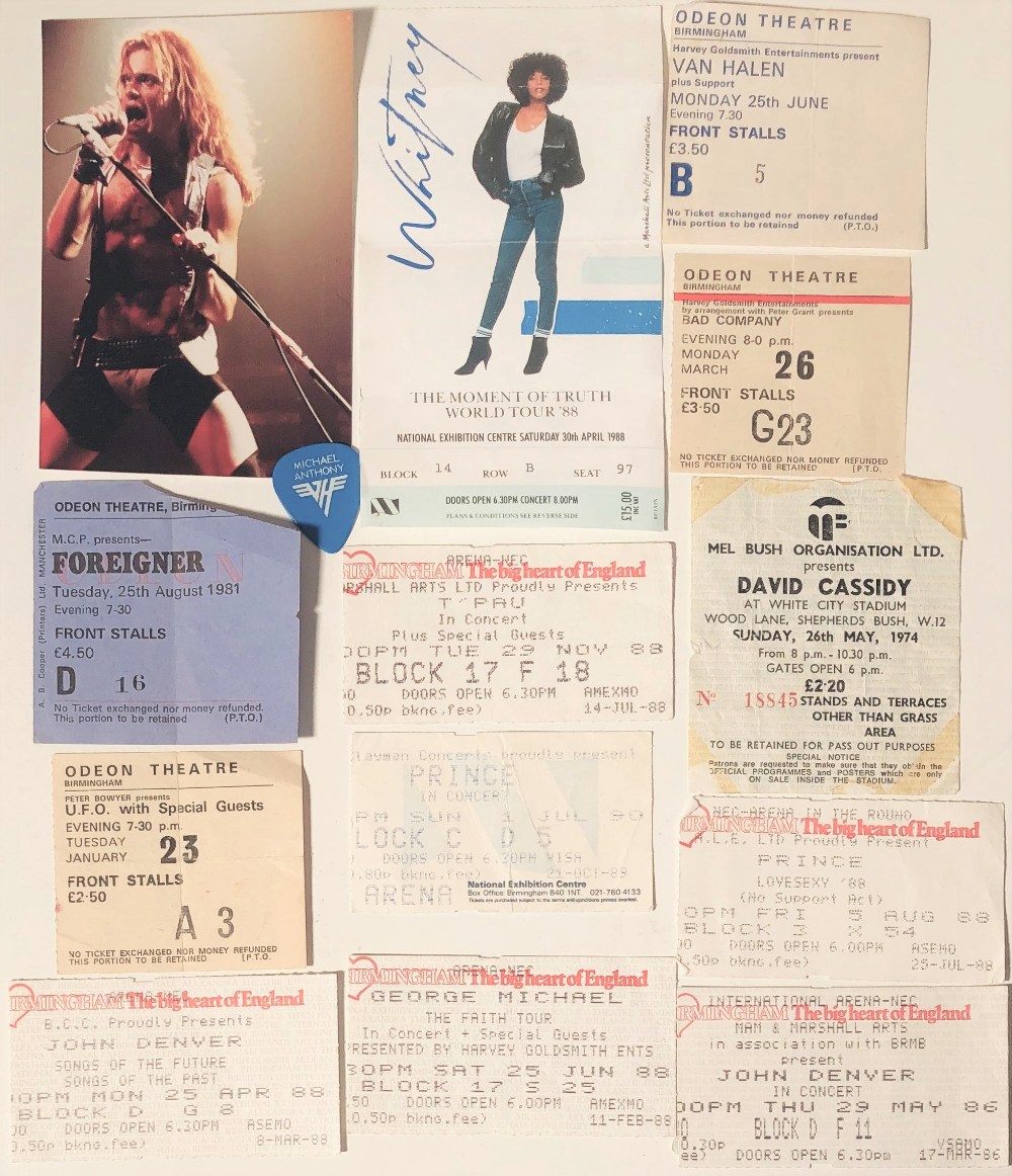 PROGRAMMES AND TICKETS - KATE BUSH 1979/ PRINCE/GEORGE MICHAEL. - Image 8 of 8