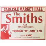 THE SMITHS 1984 CARLISLE POSTER.