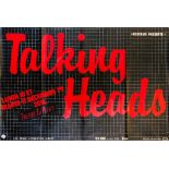 TALKING HEADS FEAR OF MUSIC POSTER.