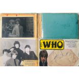 AUTOGRAPH BOOK - THE WHO/TROGGS/BEE GEES.