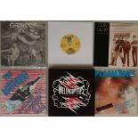 PUNK/NEW WAVE/HARDCORE/PSYCHOBILLY - 7" RARITIES. Another scorching pack of 6 x 7" rarities.