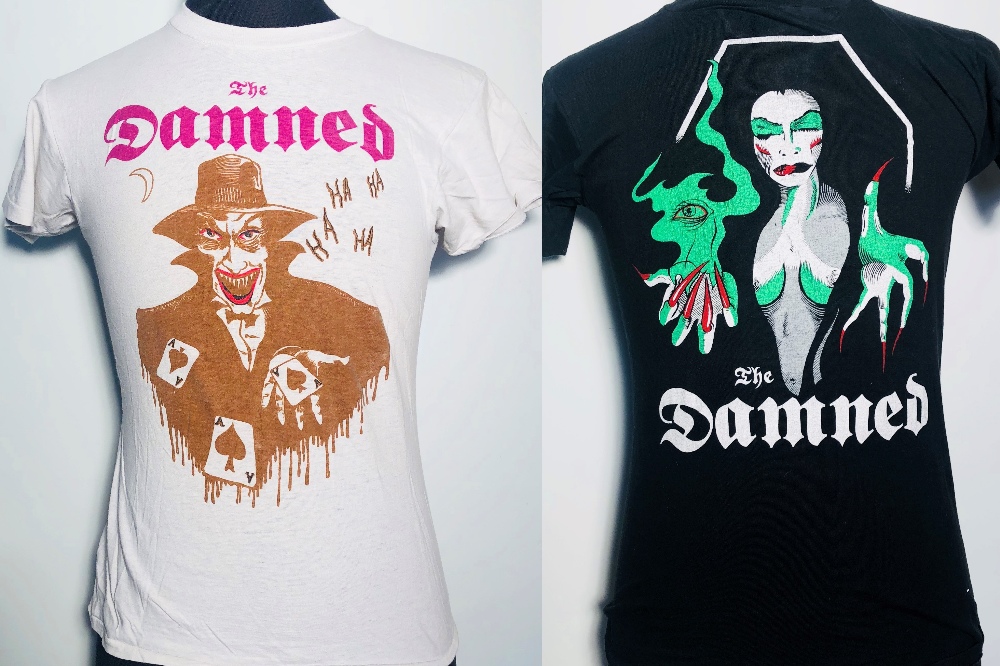 THE DAMNED T-SHIRTS. THE DAMNED T-SHIRTS.