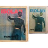 DAVID BOWIE ISOLAR 1976 PROGRAMMES.