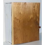 SYD BARRETT OWNED CUPBOARD. A homemade, pine and plywood cupboard.