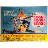 ELVIS KID GALAHAD UK QUAD POSTER.