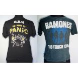 GBH/RAMONES T-SHIRTS/PUNK ACCESSORIES. To include: An original 1987 G.B.H.