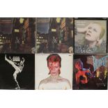 DAVID BOWIE - LPs. Star run of x x original title LPs.