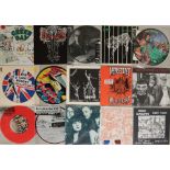 PUNK/HARDCORE/GARAGE/EMO/REVIVAL/OI - COLOURED 7" RELEASES.