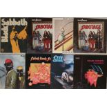 BLACK SABBATH/OZZY OSBOURNE - LPs. Ferocious selection of 8 x LPs. Titles are Vol.