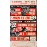 ROLLING STONES 1964 ROMFORD ODEON HANDBILL.