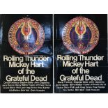 ROLLING THUNDER GRATEFUL DEAD ALTON KELLEY POSTER.