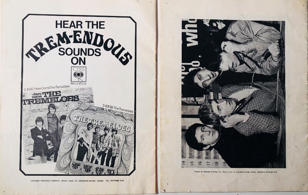 THE WHO 1967 PROGRAMME / THE KINKS PLUS POSTER. - Image 3 of 4
