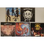 MOTORHEAD - LPs. Scorching pack of 4 x LPs with 1 x 12" EP.