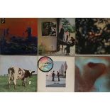 PINK FLOYD - LPs. Spot on collection of 9 x original title LPs including desirable 1st UK pressings.