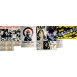 ASSORTED POSTERS. 15x flyers/posters with artists/titles to include: The Rolling Stones (17.