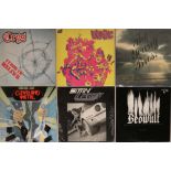 METAL/HEAVY ROCK - RARITY LPs. Impressive selection of 14 x hard to find LPs with 1 x EP.
