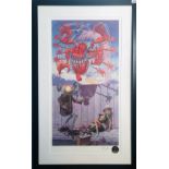 GUNS 'N' ROSES - APPETITE FOR DESTRUCTION LIMITED SIGNED POSTER.