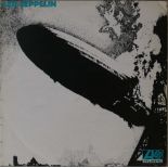 LED ZEPPELIN - S/T 'I' - 1ST UK PRESSING (ATLANTIC 588171 'SUPERHYPE', 'UNCORRECTED', 'TURQUOISE').