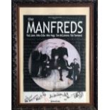 THE MANFREDS SIGNED POSTER.